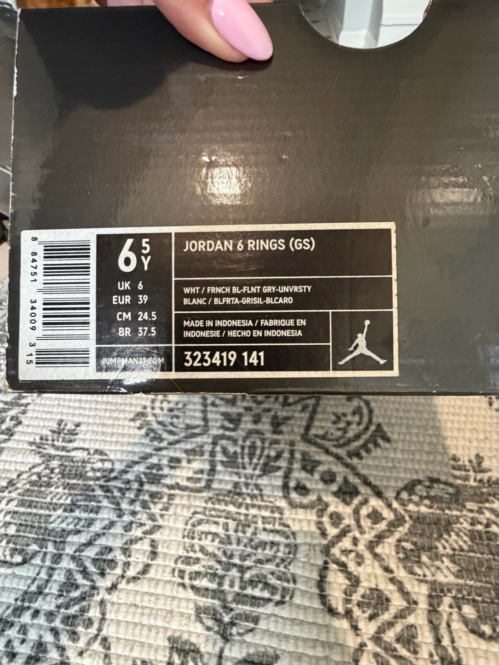 Jordan 6 Rings - Picture 2 of 8